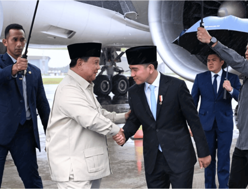 Gibran Jemput Prabowo Gibran Jemput Prabowo