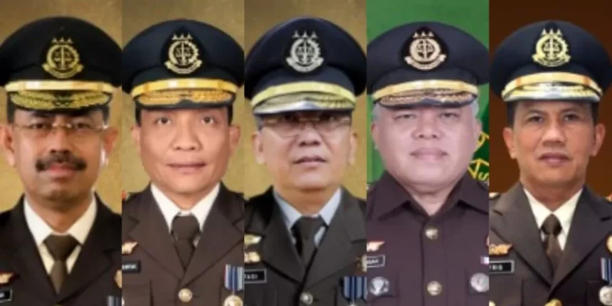 5 pejabat baru kejagung