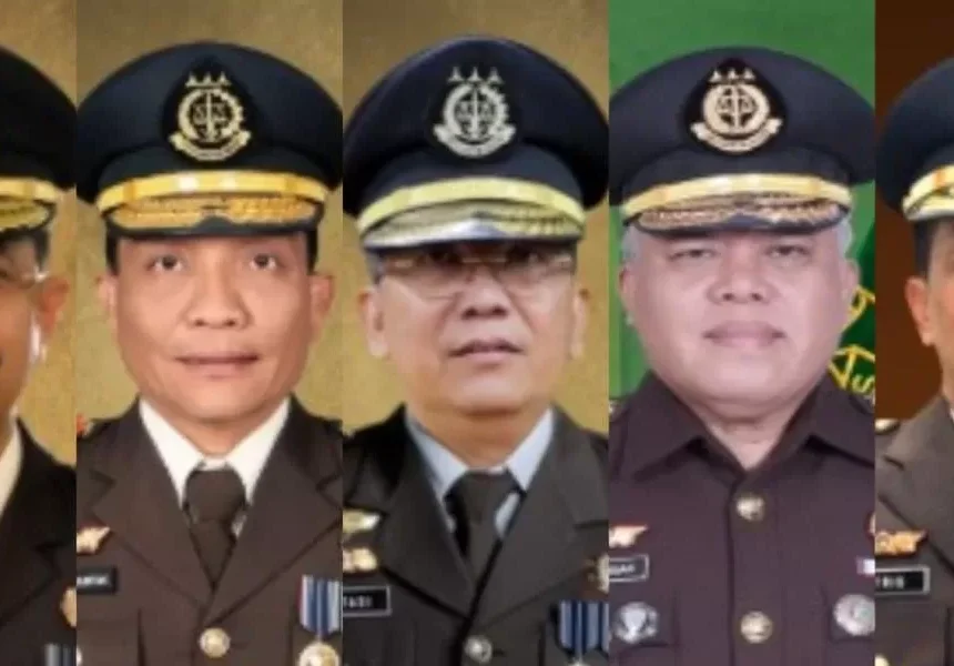 5 pejabat baru kejagung