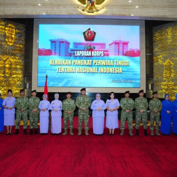 perwira tinggi tni naik pangkat