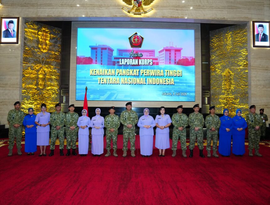 perwira tinggi tni naik pangkat