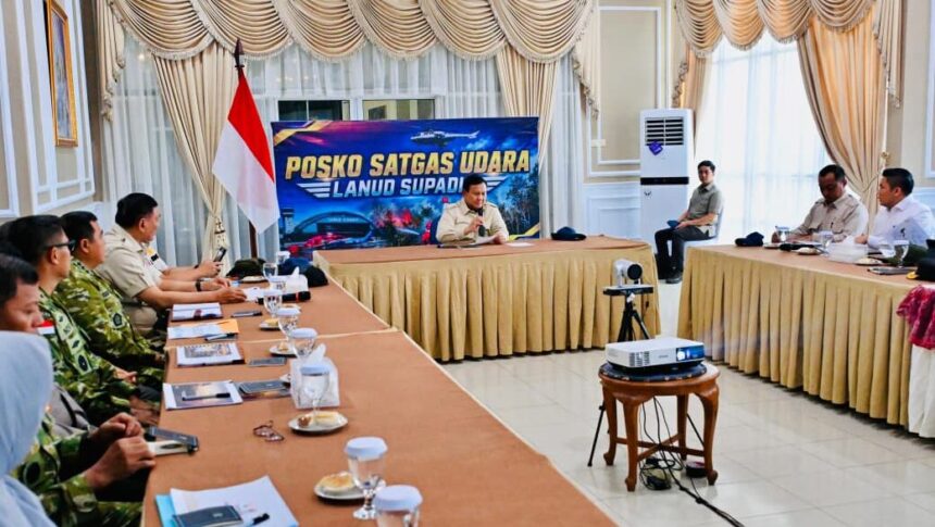 prabowo ke kalimantan cek kebakaran hutan prabowo ke kalimantan cek kebakaran hutan