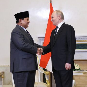 putin ucapkan selamat kepada prabowo