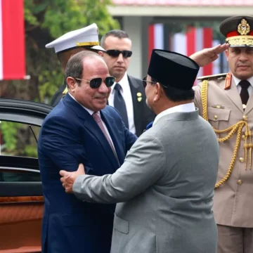 presiden mesir apresiasi prabowo palestina
